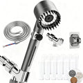 2026 new ion drop Filtered Shower Head with Handheld - High Pressure 3 Spray Modes ,12 Replaceable Water Softener Filters
